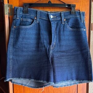 Signature by Levi Strauss Dark Blue Women's Shorts